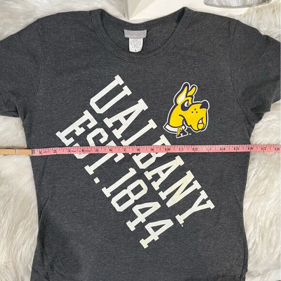 NEW UAlbany University of Albany Great Danes Women’s Short Sleeve Crew T Shirt S - Picture 12 of 15